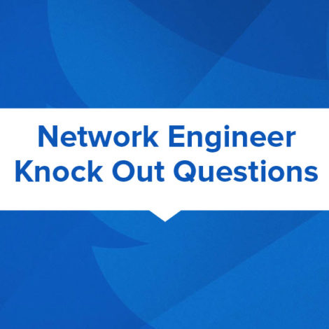 Network Engineer Knock Out Questions