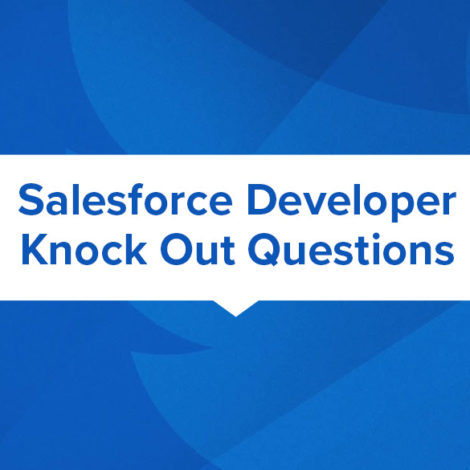 salesforce developer knock out questions